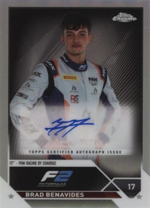 2023 Topps Chrome Formula 1 - Brad Benavides #CAC-BB - 1 of 1