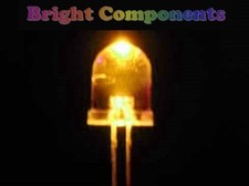 5 x Yellow LED 10mm - Ultra Bright(5000mcd) - UK Seller