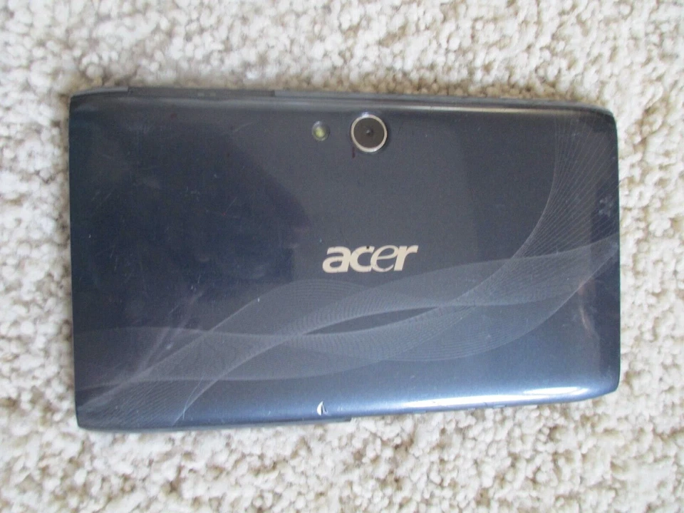 Acer Iconia A100-07u08u 8GB, Wi-Fi, 7in - Steel Blue - Damaged - Image 3 of 4