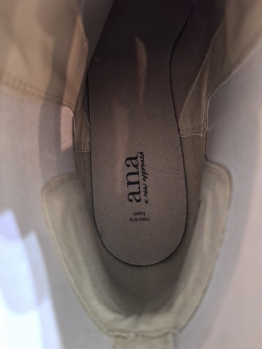 Ana Women's Dante Block Heel Chelsea Boots Size 10 Sand - Picture 10 of 15