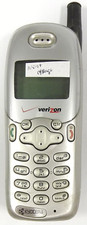 Kyocera 2325 - Silver and Black  Verizon Rare Cellular Candybar Phone