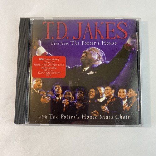 T.D. Jakes Live From The Potter's House (CD, 1998, Integrity Music) EK