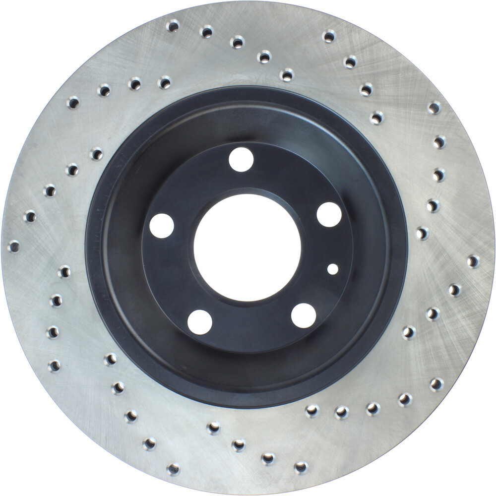 StopTech 12 Audi S4 Rear Left Drilled Rotor