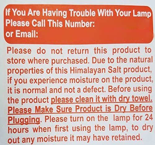 Himalayan Glow Salt Lamp with Dimmer Switch 5-7 lbs - Picture 6 of 12