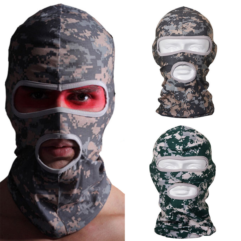 Summer Camo Balaclava Thin Full Face Mask for Hiking Hunting & Outdoor