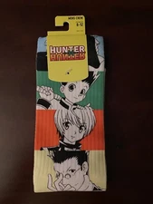 Hunter X Hunter Grid Crew Socks Anime Viz Bioworld New