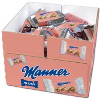 (18,83€/1Kg) Manner Original Nepolitaner Minis, Waffeln, 60 StüCk