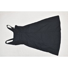 Banana Republic Women's Dress Size 6 Blue Black Solid Back Zip 100% Cotton