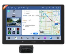 ATOTO 9" Android Car Stereo Carplay 2DIN QLED W/ OBDII Diag Scanner AI Insight