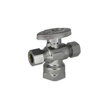 KISSLER AB88-9305 Water Supply Stop,Brass,1/4-Turn,1/2" 29FJ70