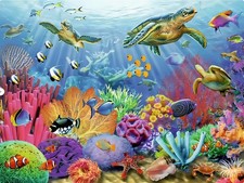 PINFFSHU Sea Turtle Diamond Art Kits for Adults, 5D Animal Diamond Painting Kit