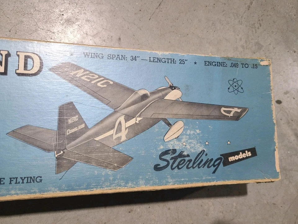Vintage Sterling Models Scale Model Airplane Cosmic Wind (INCOMPLETE SET) - Image 3 of 4