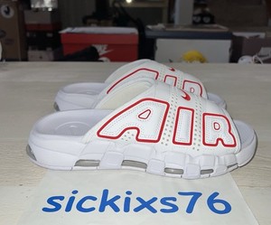 Nike Air Uptempo Slides Red | eBay