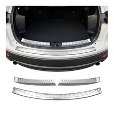 Kit Protection de Pare-Chocs arrière pour Mazda CX-5 2012-17 Brillant inox 3Pcs