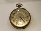 RARE ANTIQUE AUTHENTICNSIGNED HAMILTON GOLD FILLED POCKET WATCH MUST SEE NO RES