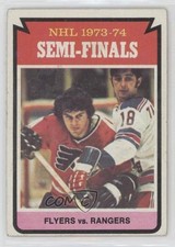1974-75 Topps NHL 1973-74 Semi-Finals Walt Tkaczuk Philadelphia Flyers #213 1t8