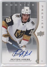 2020-21 Upper Deck Premier Rookies Silver Spectrum Peyton Krebs #96 Auto v9t