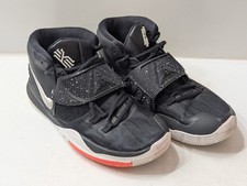 Nike Kyrie 6 GS Black Basketball Shoes Youth 6.5Y Black White BQ5599-001