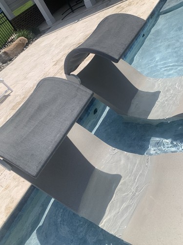 Sun Shade Tops Top Ledge Lounger Lounge Signature Chaise (LOT Of 2) Sun Pool