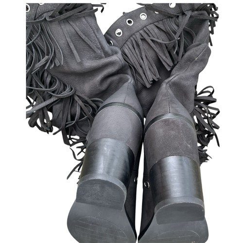 Botas Kenneth Cole West Side flecos medios talla 5,5 - Imagen 4 de 8