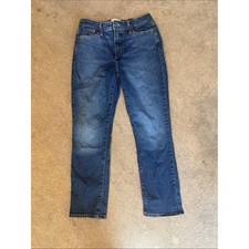 Universal Thread Medium Wash High Rise Straight Leg Jeans Size 4/27