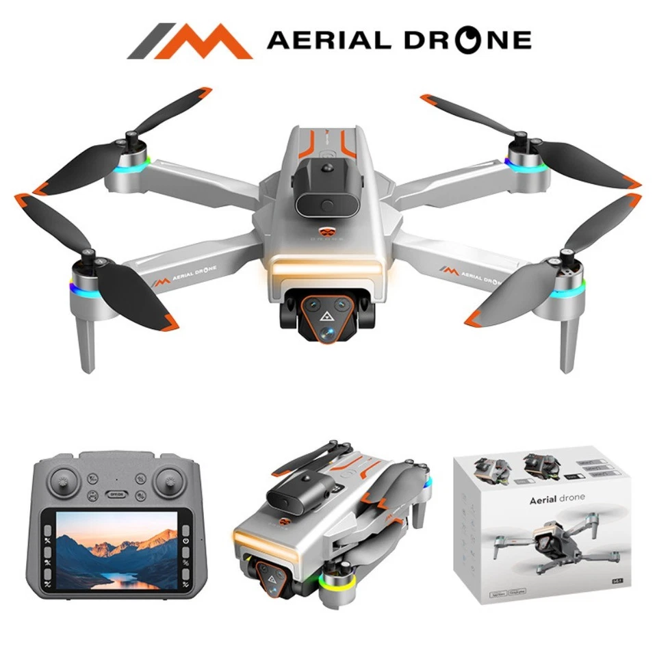 M4 Drone with 4.5 Inch Display Smart Obstacle Avoidance HD Aerial Photography - Image 4 of 4