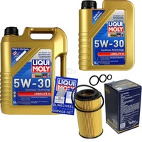 SCT Inspektionspaket 6L Liqui Moly Longlife III 5W-30 FüR Mercedes C-Klasse