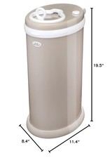 Ubbi Steel Diaper Pail, Odor Locking, No Special Bag Required, Award-Winning,...