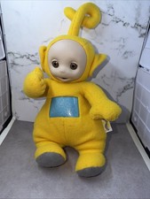 Vtg Talking Playskool Yellow Teletubbies Laa Laa Doll 1998 LA LA plush toy