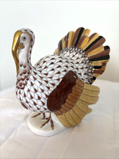 HEREND CHOCOLATE FISHNET TOM TURKEY MINT 