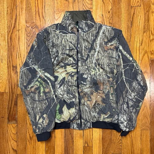 Remington 4 In 1 Reversible Mossy Oak Break Up Camo Hunting Coat Jacket Size M - Picture 1 of 6