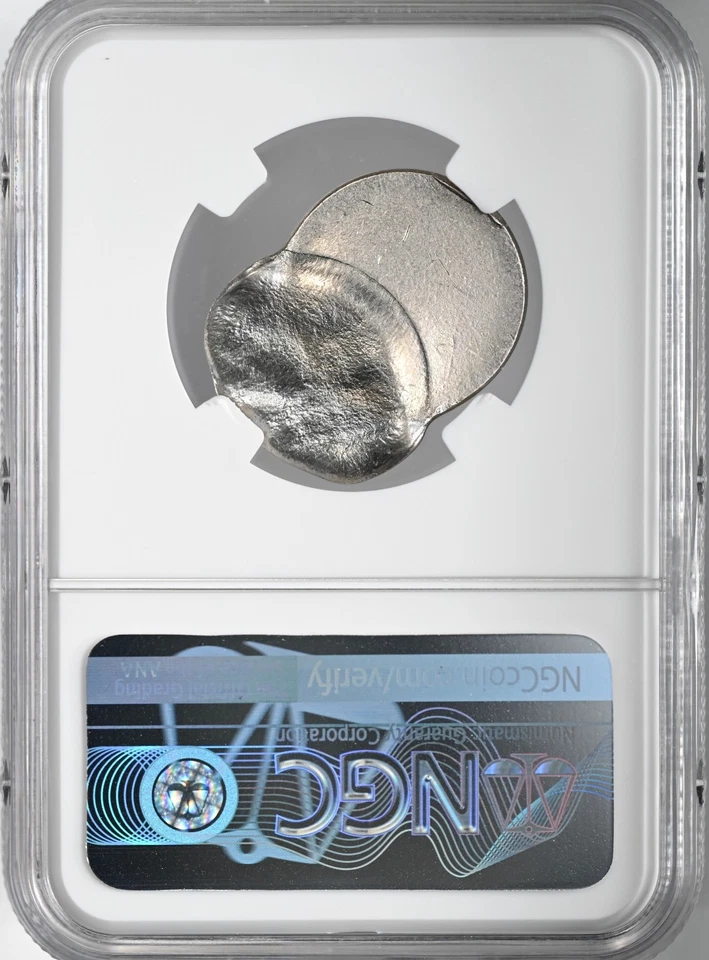2000-D 5C JEFFERSON NICKEL NGC MS63 DRAMATIC "MINT ERROR STRUCK 55% OFF CENTER" - Image 3 of 4
