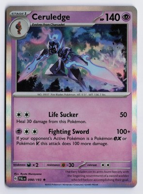 Ceruledge - PAL #098/193 SV02: Paldea Evolved Holo NM
