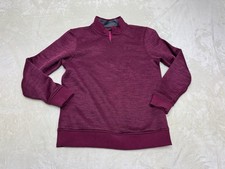 Under Armour Hoodie Womens Small Maroon Pullover 1/4 Zip Cold Gear Ladies