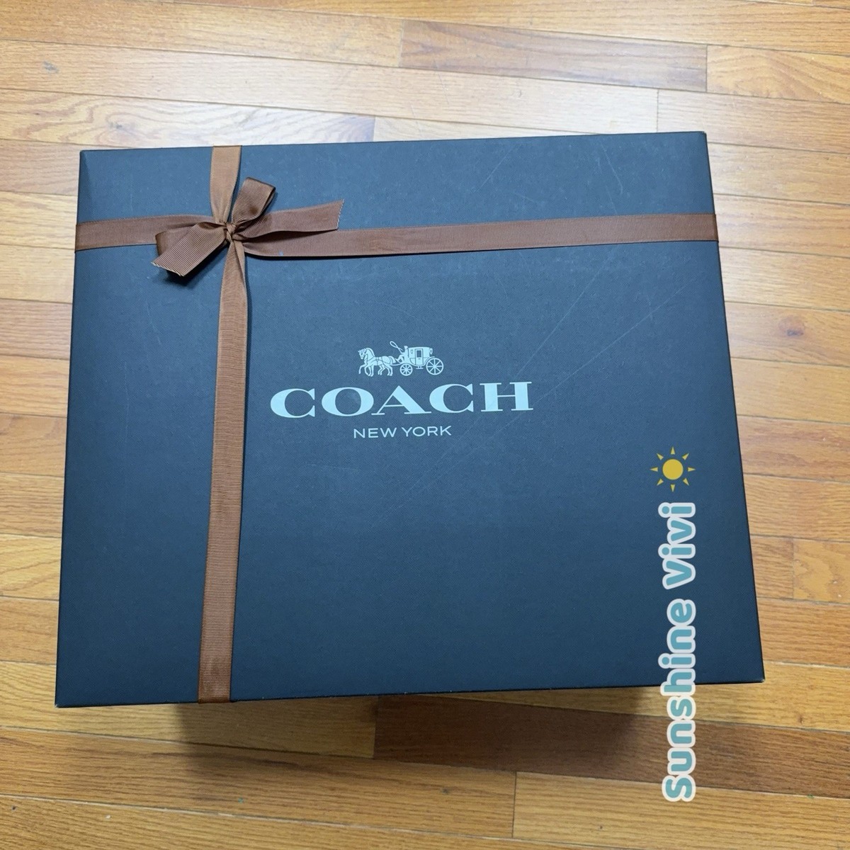 NEW Coach Bundle Black Gift Box 18