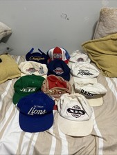 11 90s Vintage Snapback Hat Football/baseball And NFL Super Bowls And Teams