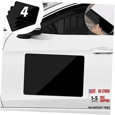 4 Pack Black Blank Car Magnets with 50 mils, Prevent Car 17"x12"-4 PACK-Black