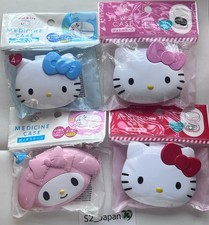 Sanrio Hello Kitty  My Melody Medicine Case Set Of 4 DAISO JAPAN SET