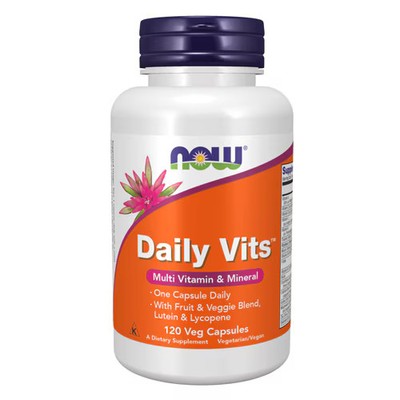 Worldwide 2 X NOW Daily Vits Multi Vitamin & Mineral -- 120 Veg Capsules