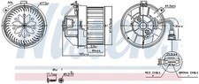 Ventola abitacolo 87628 NISSENS per ALFA ROMEO GIULIETTA