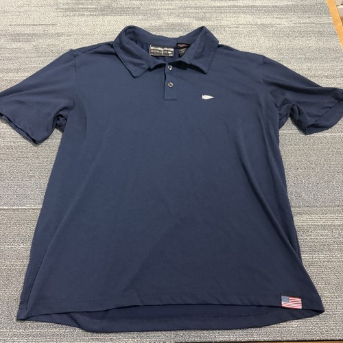 GORUCK Polo Shirt Mens Extra Large Blue Tough 365 Performance Golfer Stretch USA