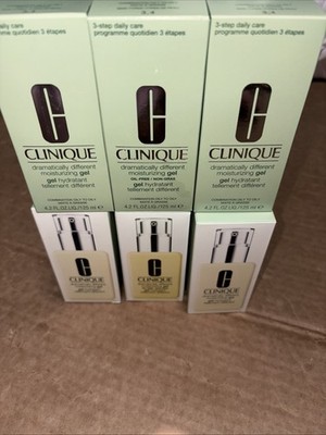 6XClinique Dramatically Different Moisturizing Gel, 4.2 fl oz each New in Box
