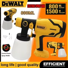 DEWALT Cordless 800ML Electric Paint Sprayer for 18V/20V Battery