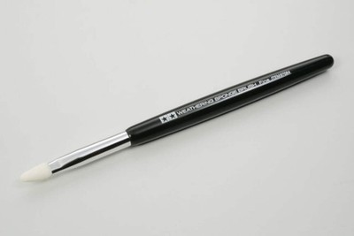 Tamiya 87084 Weathering Sponge Brush (fein), für statische Modellbausätze, Neu in Verpackung