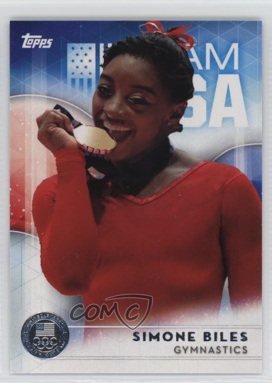2016 Topps US Olympic & Paralympic Team and Hopefuls Silver Simone Biles 1kt6