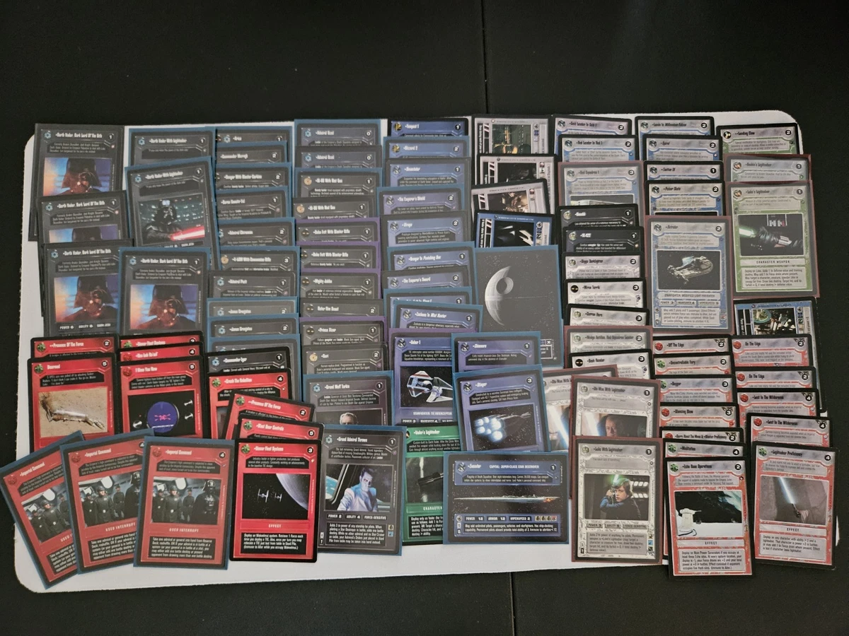 Star Wars CCG Collectible Card Game Mixed Card Lots for sale - eBay