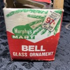 Murphy's Mart Vintage Glass Bell Christmas Ornament Taiwan with box — photo 8