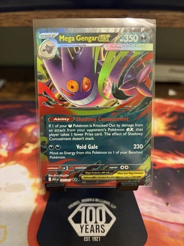 Mega Gengar EX 125/217 Ascended Heroes Pokemon Double Rare
