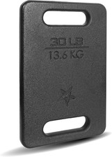 30LBS Cast Iron Ruck Weight Weighted Plate for Rucking Swings Strength Training