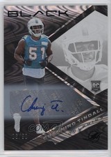 2022 Panini Black Rookies Silver Auto 6/50 Channing Tindall #170 Auto nd3